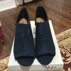 Brand new Style & Co open toe heels